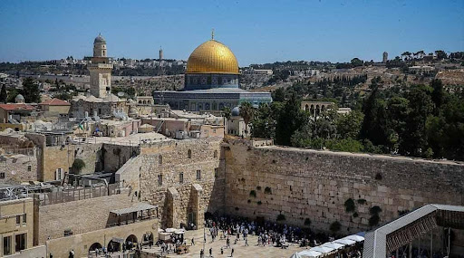 The Temple Mount and Western Wall in Jerusalem, Israel